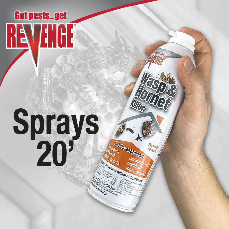 Revenge Wasp & Hornet Aerosol – Bonide – 15 oz